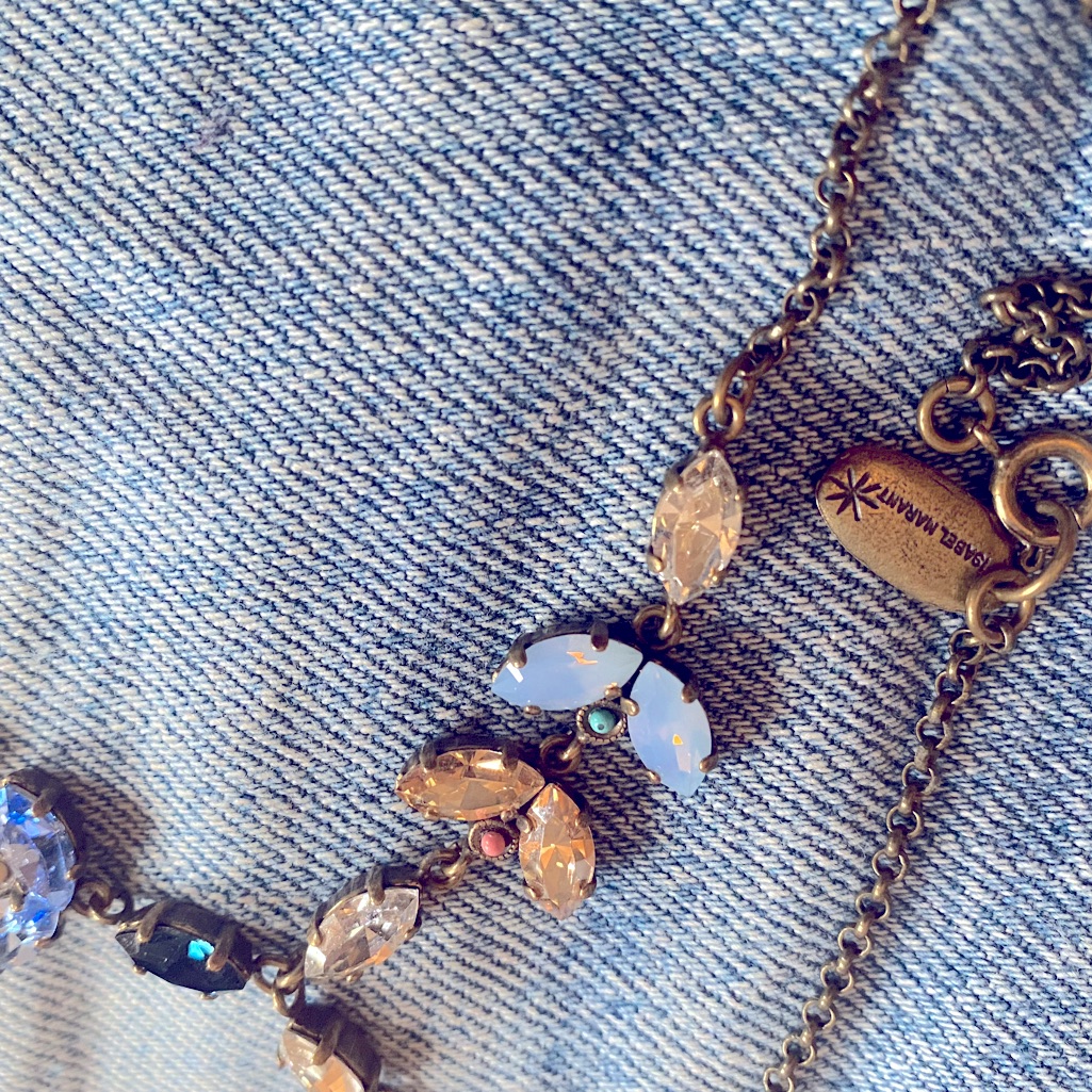Glittering Isabel Marant Y Necklace 75$